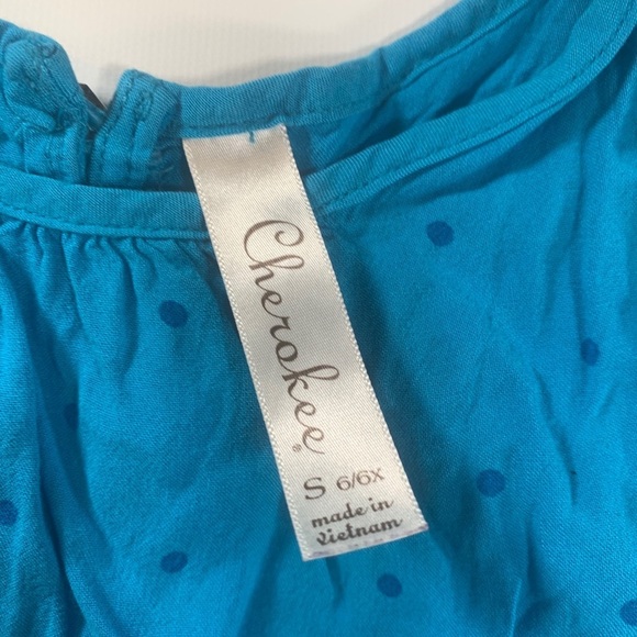 Cherokee Polka Dot Dress Size Small 6/6X - Picture 6 of 6